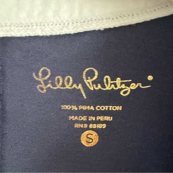 Lilly Pulitzer Marlina Navy Nautical Mini Dress Small - Picture 3 of 5